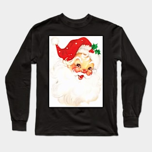 Jolly Vintage Santa Long Sleeve T-Shirt